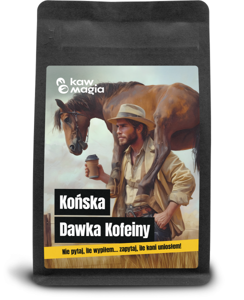 Kawa ziarnista Końska dawka kofeiny 250 g